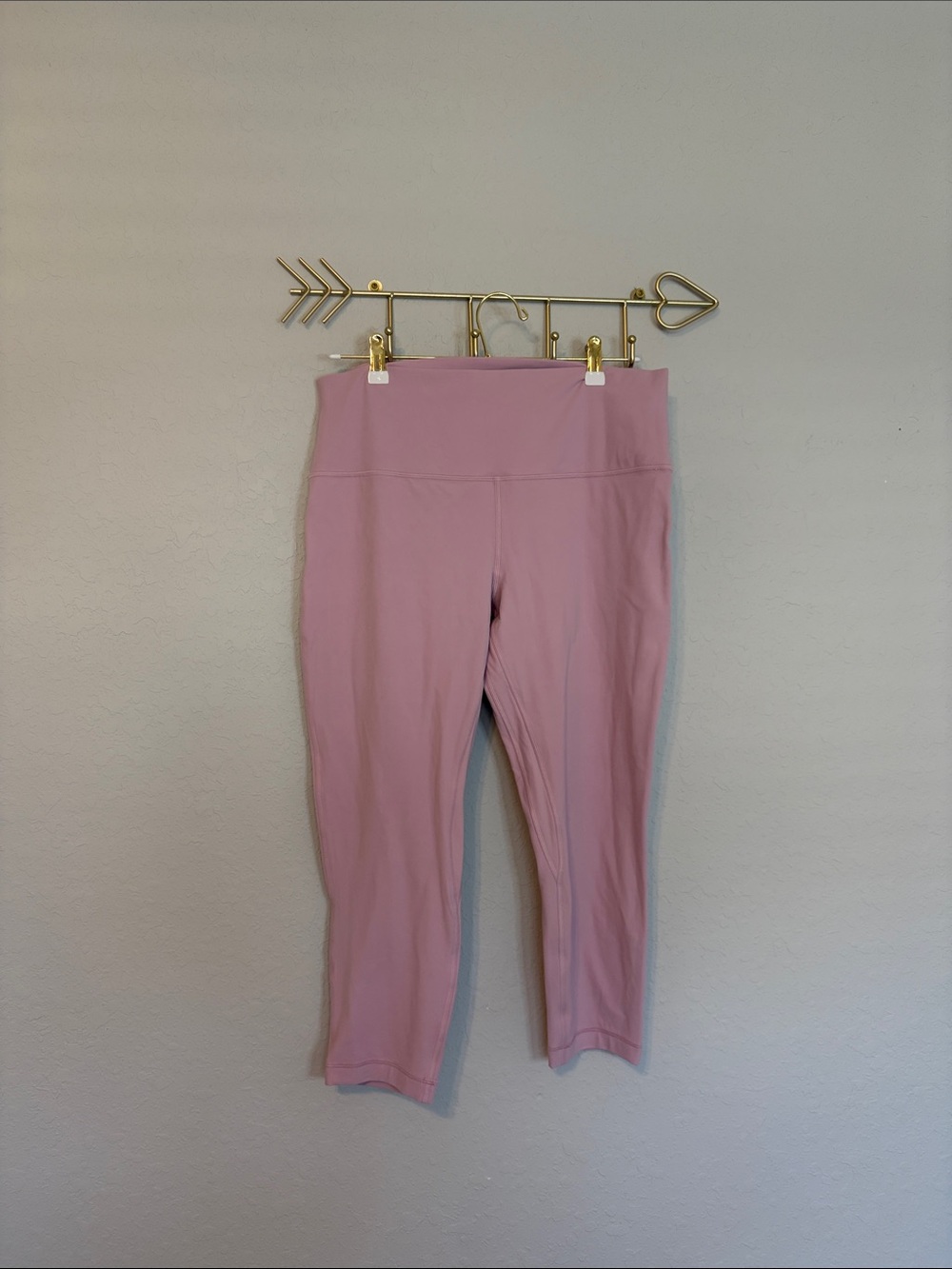 Lululemon Align High-Rise Crop 23” Pink Size 14 NWOT